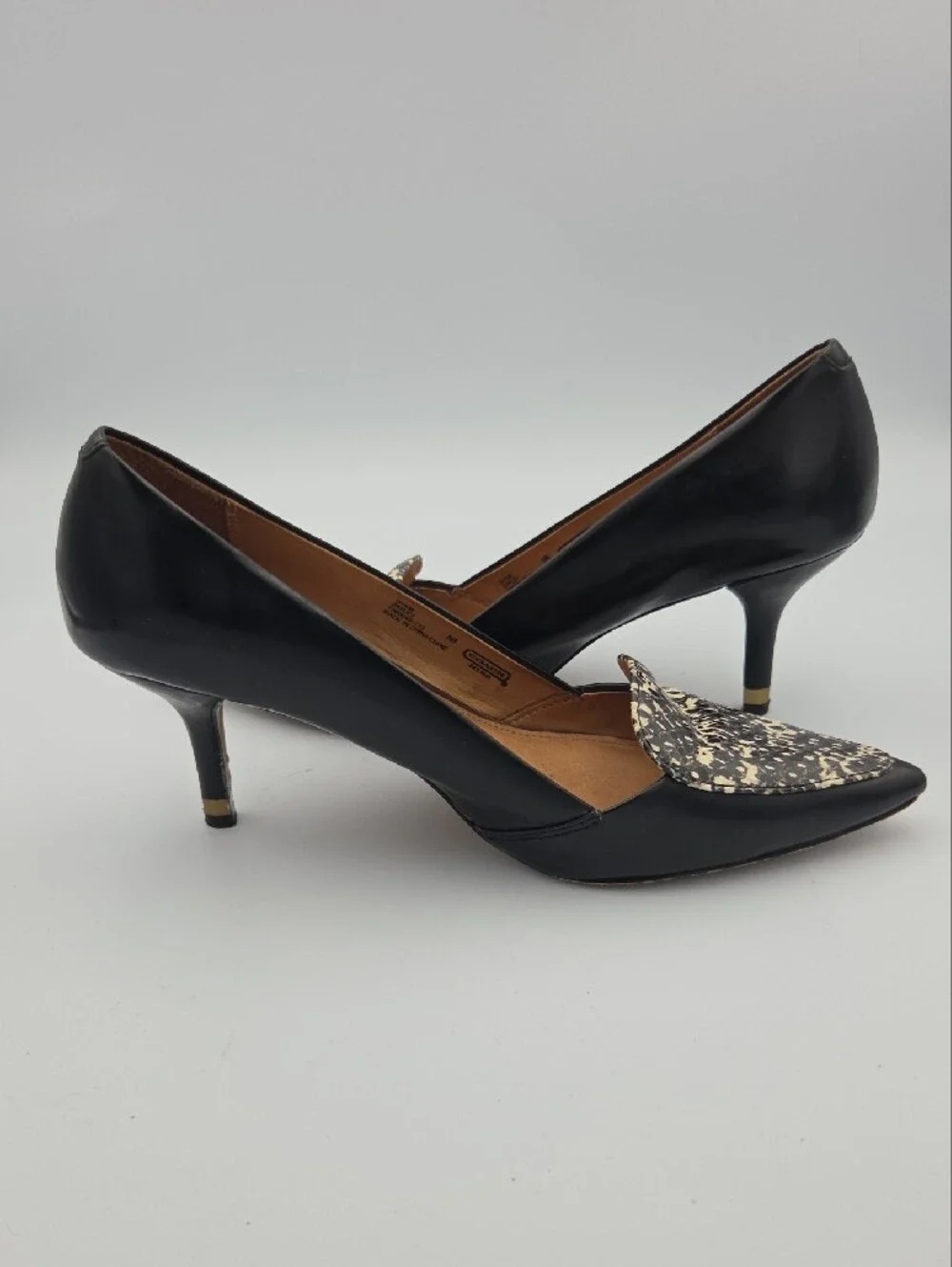 Coach Zayley Leather Heels Size 8B